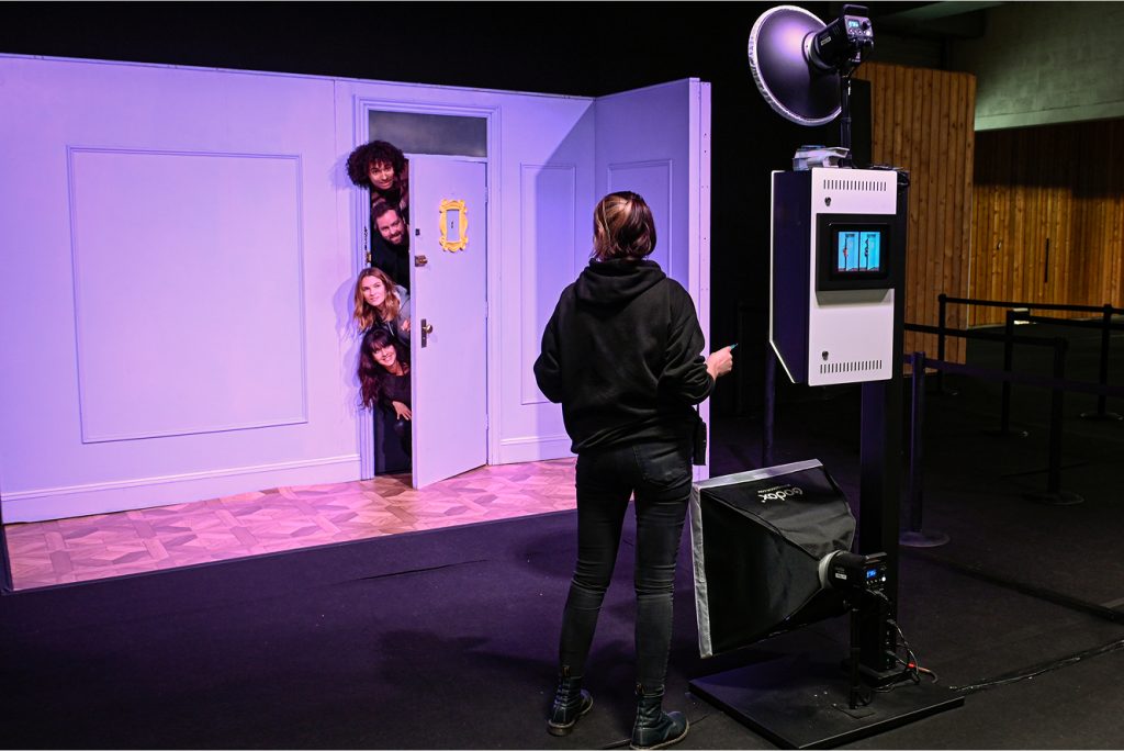 Capturing iconic moments at The Friends Experience